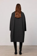 Almanarre Corduroy Paneled Quilted Trench Coat