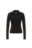 Olivia Fitted Top in Merino Wool Knit