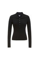 Olivia Fitted Top in Merino Wool Knit