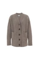 Hiroko Oversized Cardigan in Wool Bouclé Knit