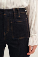 Jean bootcut micro évasé Hutton en denim stretch
