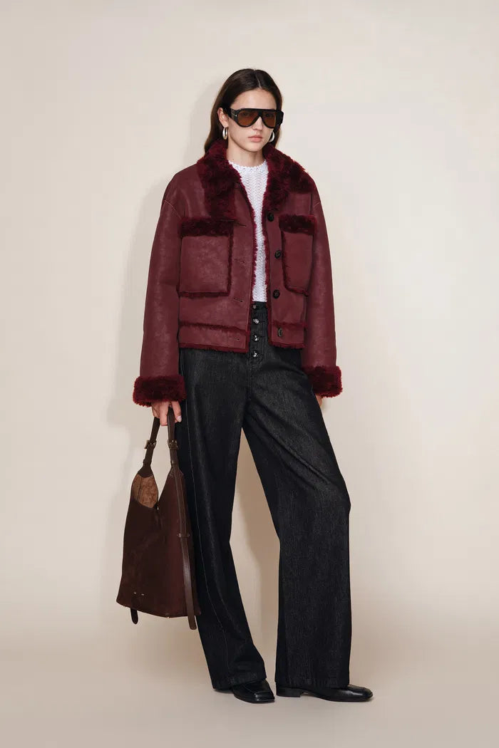 Maestrale Coat in Faux Shearling