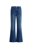Jeans bootcut Dolly in denim elasticizzato
