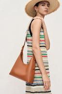 Borsa Hobo Piccola Duomo in Pelle Nappa