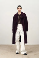 Emma Double Faced Cocoon Coat in Merino Wool