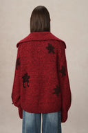 Suéter de cuello alto Polaris Les Amis en mezcla gruesa de alpaca y lana