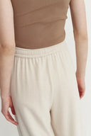 Daseasa Wide Leg Casual Pants in Cotton Knit