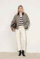 Chaqueta de béisbol Dakota Tweed en lana