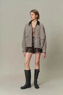 Chaqueta de béisbol Dakota Tweed en lana