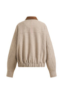 Dakota Tweed Baseball Jacket in Wool