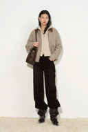 Dakota Tweed Baseball Jacket in Wool