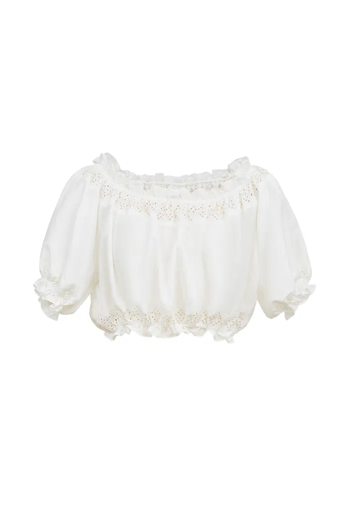 美品!】BIBIY ANNA PUFF TOP WHITE チュール トップス Bibiy 美品!】BIBIY ANNA PUFF TOP WHITE チュール トップス Bibiy