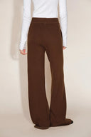 Pantalones casuales con cordón Vivi en punto de lana merino