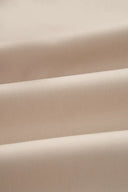 Hilda Ein-Knopf Kragenloser Trenchcoat aus feinem Woll-Twill