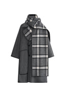 Capa reversible a cuadros Valmore