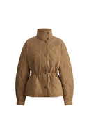Lauren Adjustable Waist Quilted Jacket in High-Density Nylon