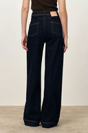 Calista Boho Inspired Embroidered Jeans in Stretchy Denim