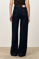 Calista Boho Inspired Embroidered Jeans in Stretchy Denim