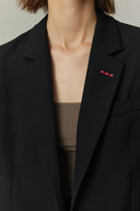Traje Blazer Sander con Costuras a Mano en Contraste en Lana Merino Fina