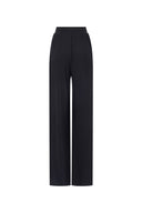 Lara Wide Leg Comfy Pants in Modal-Acetate Knit