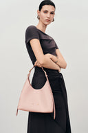 Duomo Small Hobo Bag in Nappa Leather