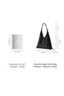 Duomo Hobo Tas Large in Nappa Leer