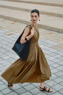 Duomo Hobo Tas Large in Nappa Leer