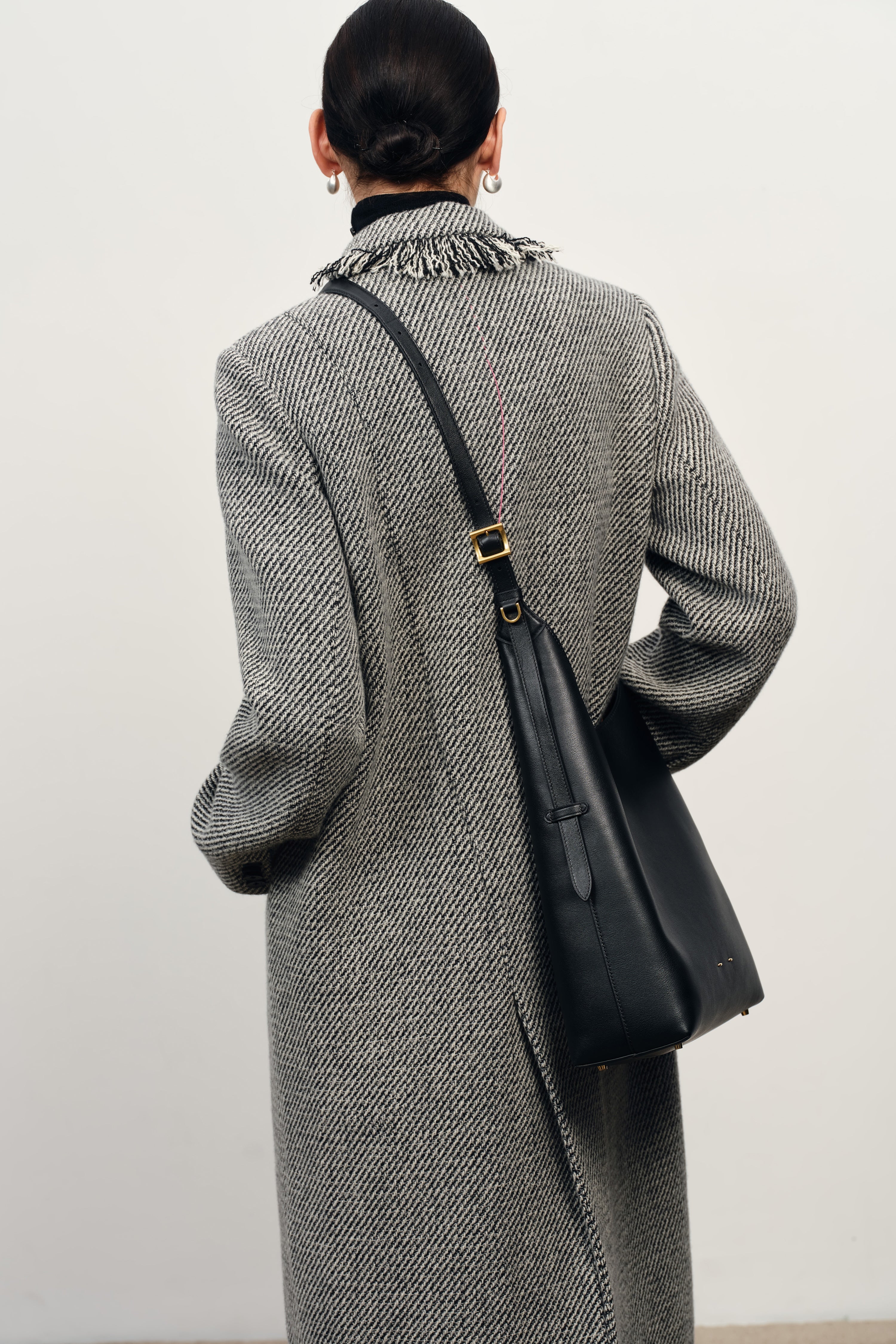 Duomo Hobo Bag Medium in Full Grain Leather – fbrq.com