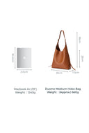 Duomo Hobo Tas Medium in Nappa Leer