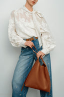 Duomo Hobo Tas Medium in Nappa Leer