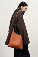 Sac Hobo Moyen Duomo en Cuir Nappa