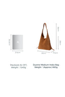 Duomo Medium Hobo Bag in Suede