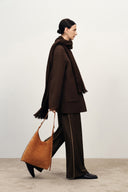 Duomo Medium Hobo Bag in Suede