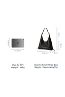Duomo Small Hobo Bag in Nappa Leather