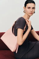 Duomo Small Hobo Bag in Nappa Leather