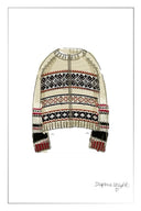 Cortina Nordic Fair Isle cardigan in merinowol