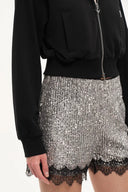 Illusion-S Crop Hoodie in Cotton
