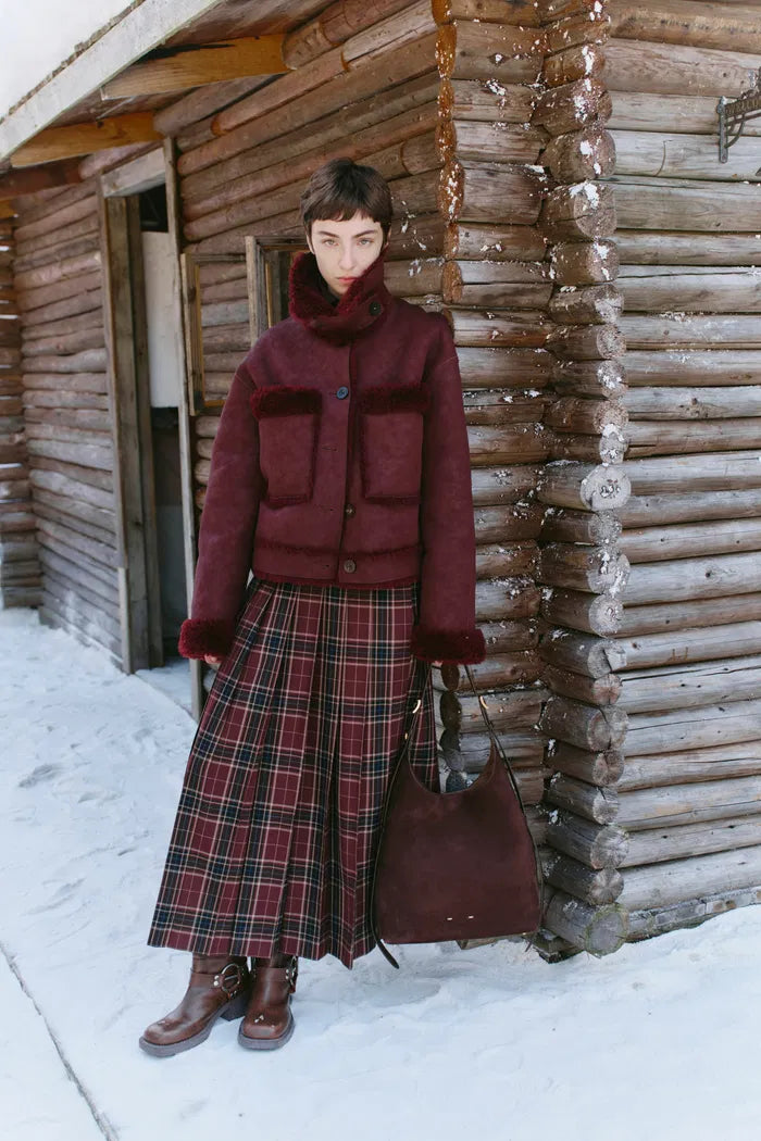 Maestrale Coat in Faux Shearling