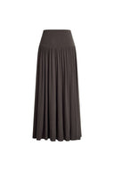 Nemesis Drapy Ruched Skirt in Tencel Blend