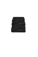 Maze Asymmetric Pleat Skirt in Lightweight Blend
