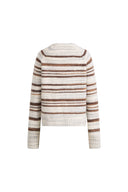 Mignon Gestreifter Pullover aus Alpaka-Mischstrick