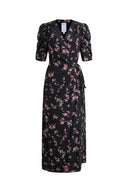 Vestido Rose Elodie en Crepé de China de Seda Elástica