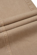 Liberty Barrel Leg Washed Jeans in Cotton Denim