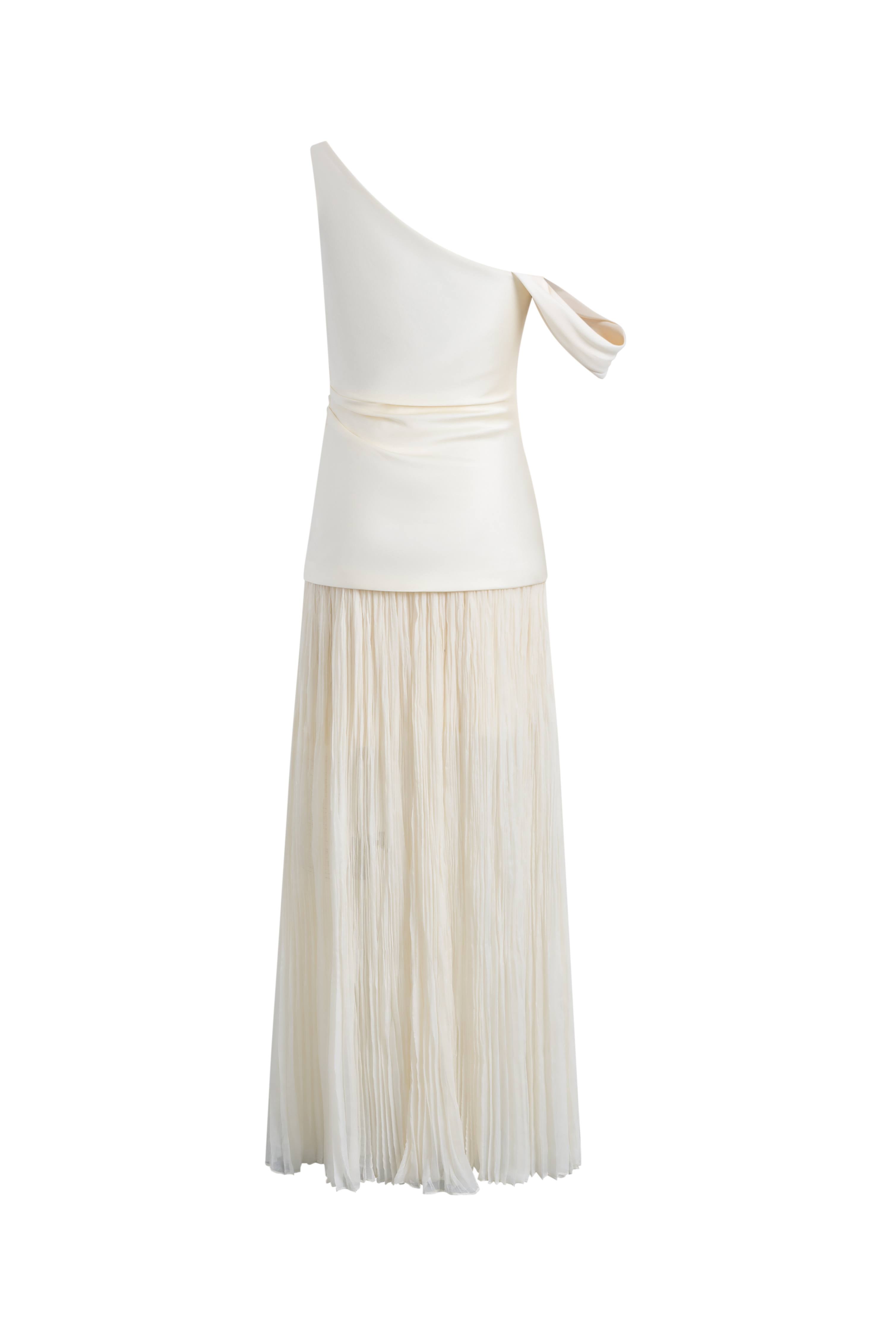 pleated maxi dress white Seeking Champagne In Youll be ready to float down the aisle to a lifetime of love in the Lulus Blissful Forever White Tulle Lace Strapless Pleated Maxi Dress Strapless Pleated Petal Maxi Dress
