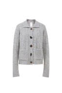 Felicia Cardigan in Wool-Mohair Knit