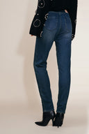 Eliza Stretchy Slim Fit Jeans in Fleece-Lined Denim