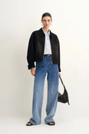 Jeans dégradé Natalie en denim jacquard