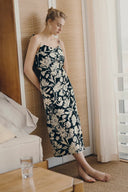 Abito Cami Cataline a Portafoglio in Crepe de Chine di Seta