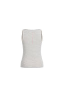 Skye Striped U Neck Racerback Tank Top in Soft Stretch Knit