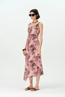 Robe nuisette Doris florale en soie mûrier 22MM